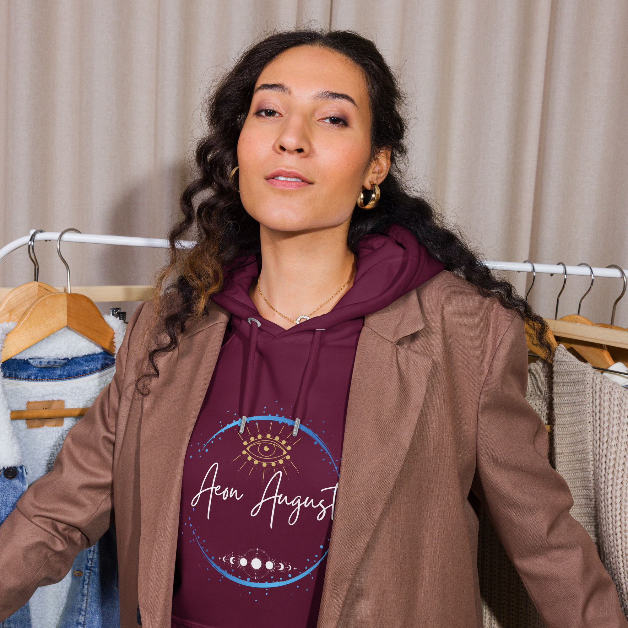 Logo - Eco raglan hoodie - Image 6