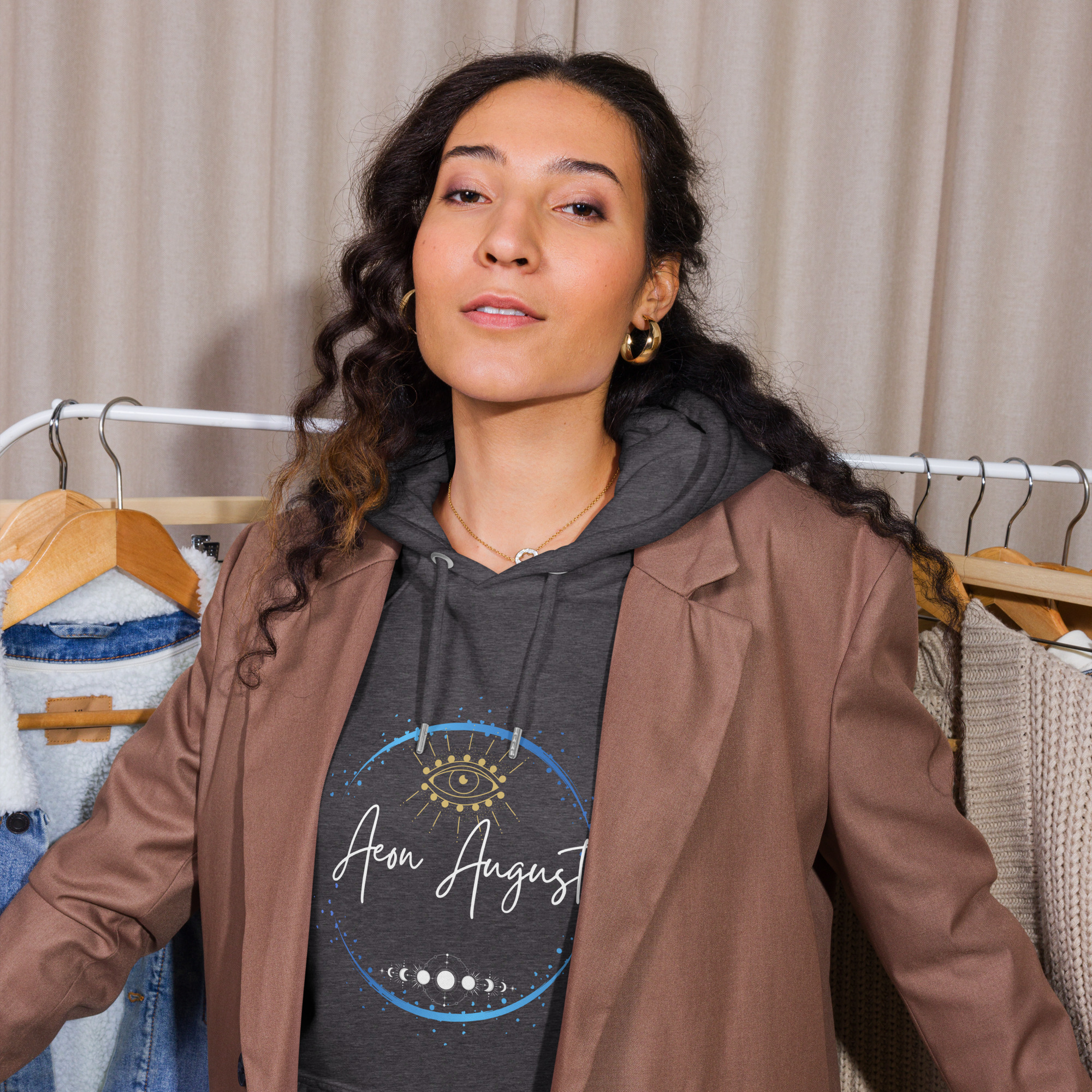 Logo - Eco raglan hoodie - Image 7